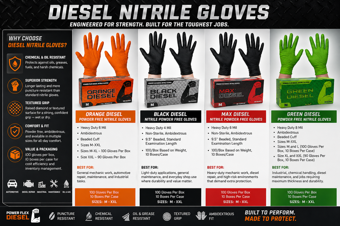 Why you should choose Diesel Nitrile Gloves