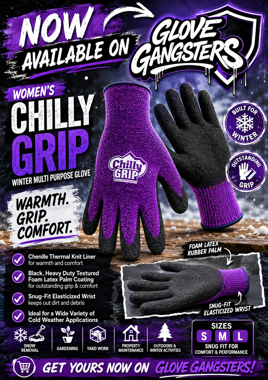 Now Available - Women's Chilly Grip