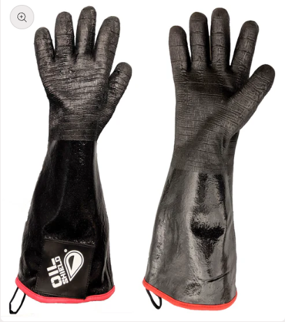 Oil Shield®, 18" High Temp Insulated Neoprene Gloves
