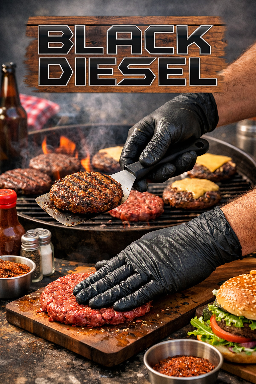 The Black Diesel® Nitrile Disposable Glove Powder Free