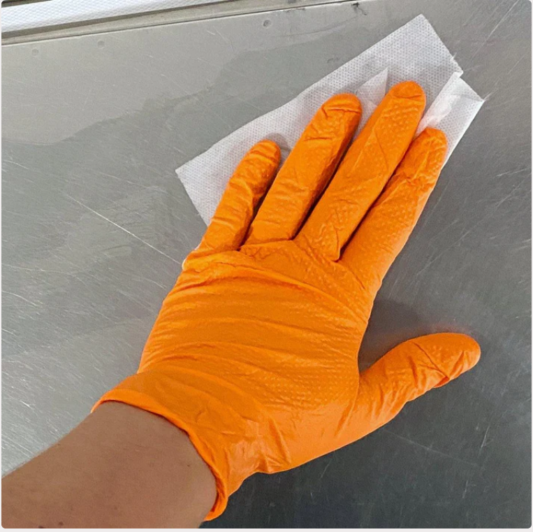 The Orange Diesel®, Powder Free Nitrile Disposable Gloves, 6 Mil