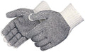 Cotton String Knit Glove, Two Sided PVC Dots, Standard Weight
