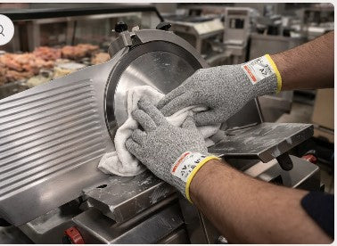 C9® Gray Cut-Resistant Gloves – Premium Protection for Food Service Professionals